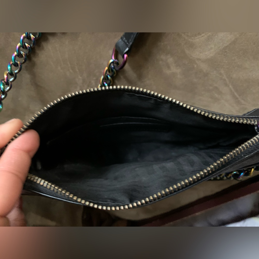 Rebecca Minkoff Mini MAC Oil Slick Iridescent Crossbody Shoulder Bag Purse EUC - Picture 12 of 16